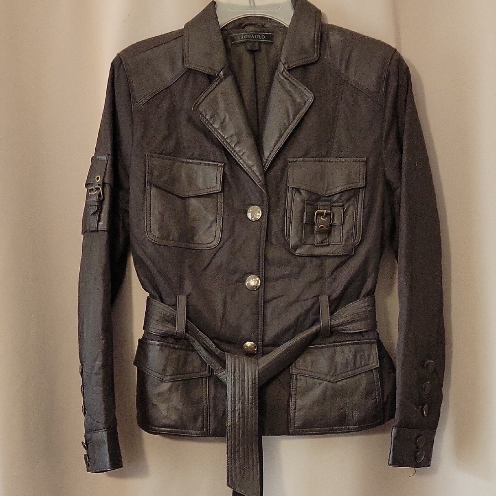 SAO PAULO Dark Brown Utility Jacket